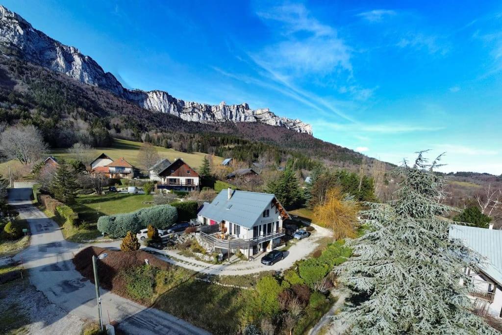 Maison Familiale En Montagne Avec Vue Merveilleuse Sur Le Massif De Belledonne Saint-Bernard  Exterior foto