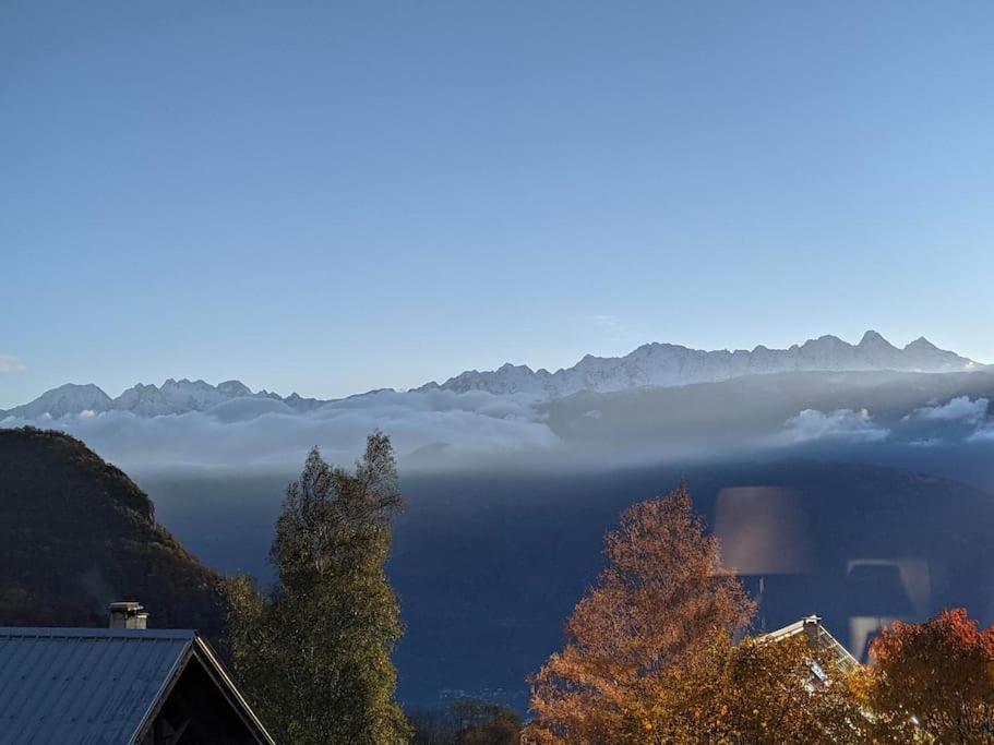 Maison Familiale En Montagne Avec Vue Merveilleuse Sur Le Massif De Belledonne Saint-Bernard  Exterior foto
