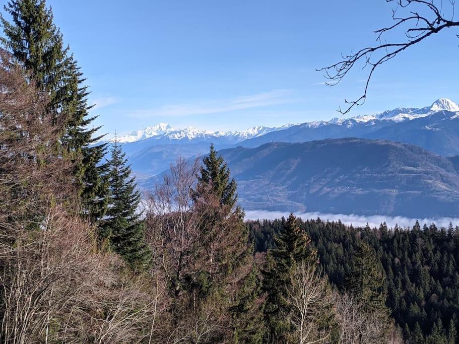 Maison Familiale En Montagne Avec Vue Merveilleuse Sur Le Massif De Belledonne Saint-Bernard  Exterior foto