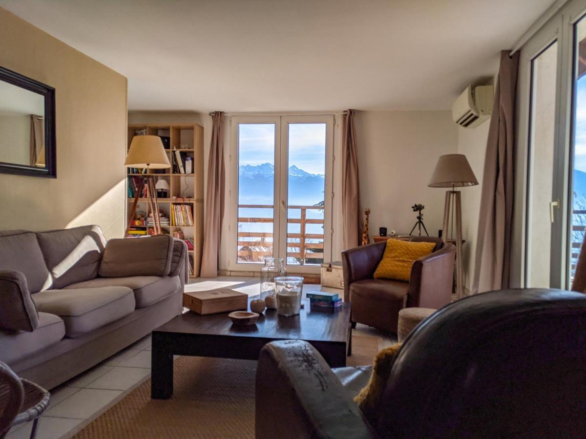 Maison Familiale En Montagne Avec Vue Merveilleuse Sur Le Massif De Belledonne Saint-Bernard  Exterior foto